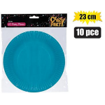 Light Blue Paper Party Plates - 10 Pack